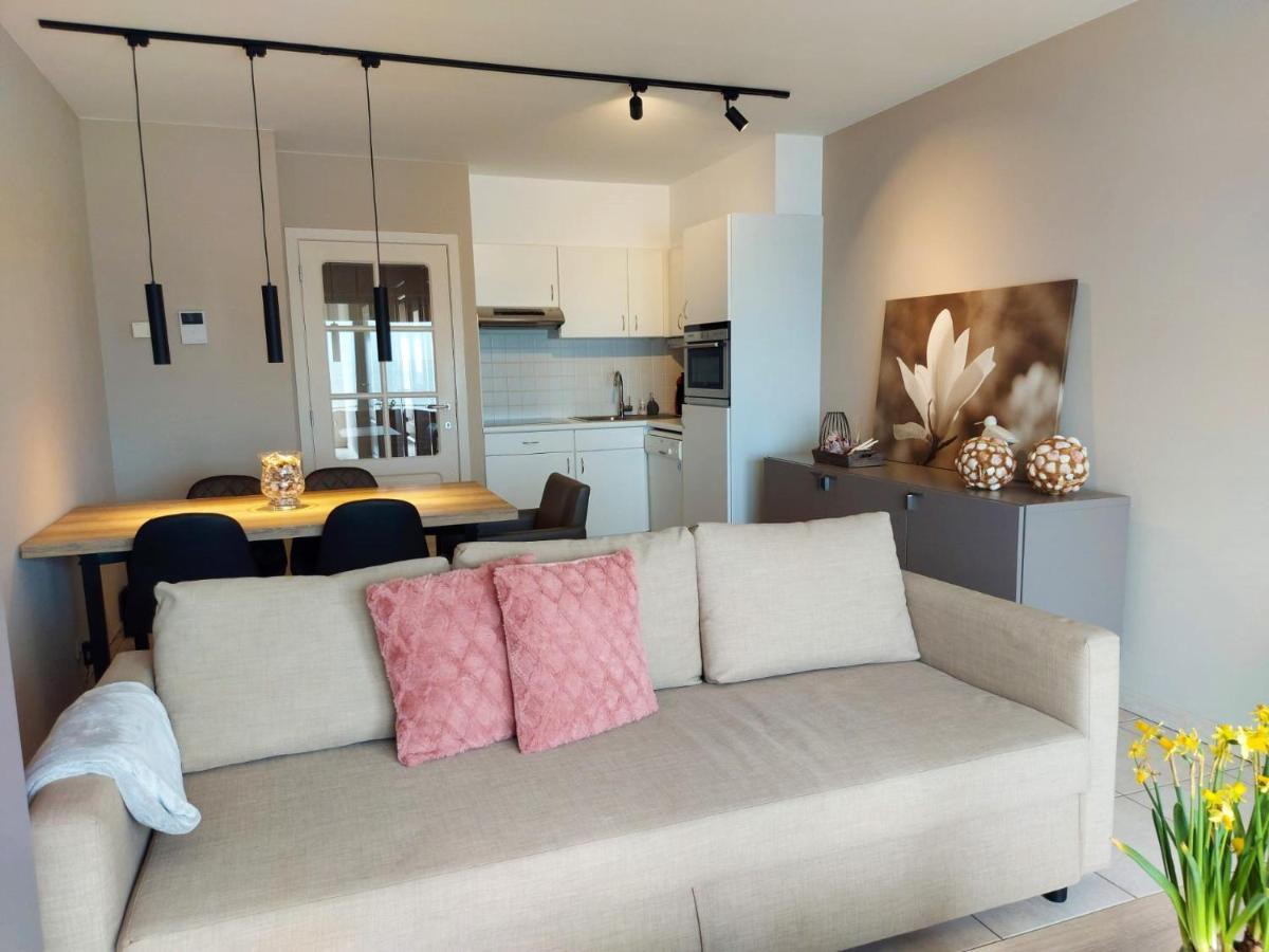 Appartement Met Zeezicht En Verwarmd Zwembad Oostende Eksteriør bilde
